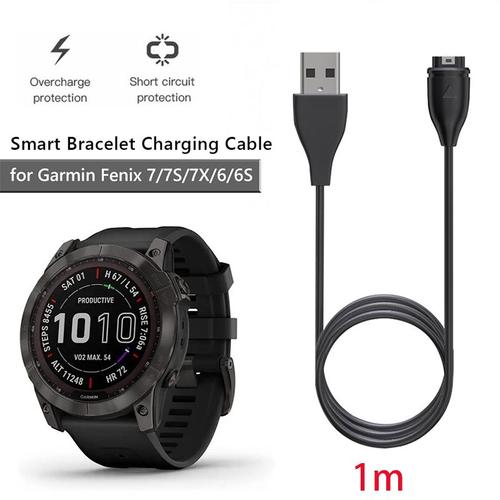 Câble De Charge Usb Mâle De Remplacement, Adaptateur De Chargeur, Transmission De Données Pour Garmin Fenix 7, 7s, 7x, 6, 6s, 5x, Venu 2, Forerunner 945, 1m