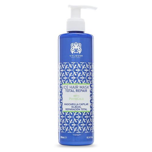 Válquer Professional Ice Hair Mask. Masque Capillaire Total Repair. Sans Sel, Sans Parabens Et Sans Sulfates. Cheveux Abîmés Et Secs - 300 Ml 