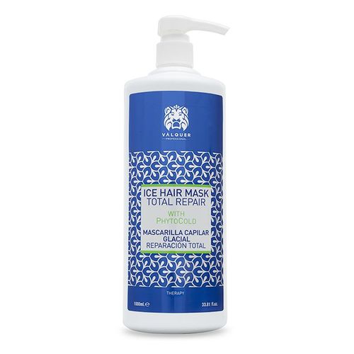 Válquer Professional Ice Hair Mask. Masque Capillaire Total Repair. Sans Sel, Sans Parabens Et Sans Sulfates. Cheveux Abîmés Et Secs - 1000 Ml 
