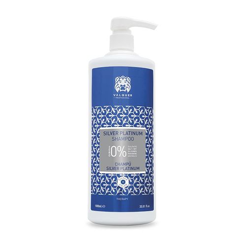 Válquer Professional Shampoing Zero Silver Platinum. Sans Sulfate, Sel Et Silicone. Cheveux Blancs, Gris Et Blonds, 1000 Ml 