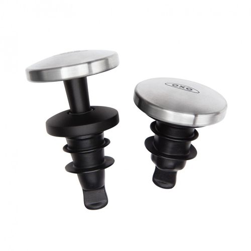 Oxo - Steel Expanding Wine Stopper, 2-pack (3113600)
