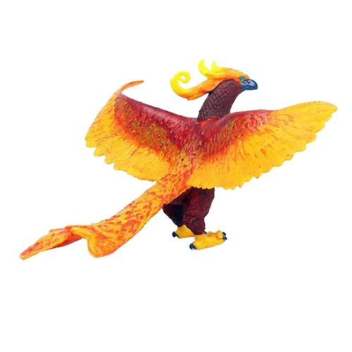 Modèle Phoenix Simulé Oiseau Modèle Pour Enfants Jouet Figurine Fée Jardin Décor