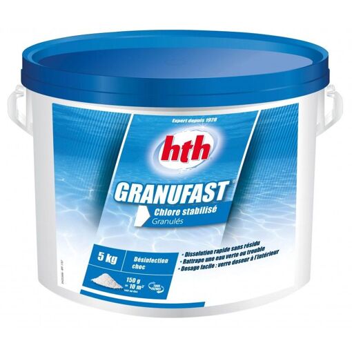Chlore choc stabilisé hth® GRANUFAST - 5kg
