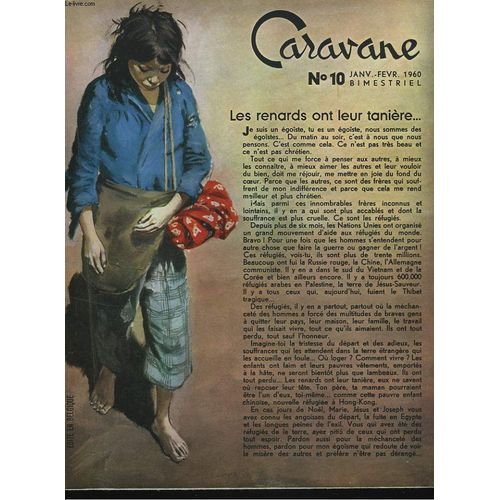 Caravane Des Jeunes. Bimestriel N°10. Janv-Fev 1960. Les Renards Ont Leur Taniere/ Jean Sans Peur / Le Bracelet Tabou.