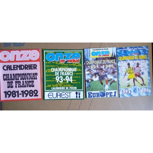 Calendrier De Poche Onze