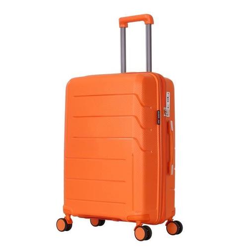 Valise Moyenne 8 Roues 65cm Rigide Polypropylene Serrure TSA - Faster - Superfly (Orange)