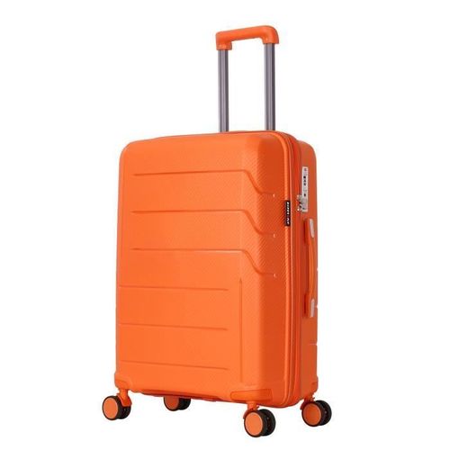 Valise Moyenne 8 Roues 65cm Rigide Polypropylene Serrure TSA - Faster - Superfly (Orange)