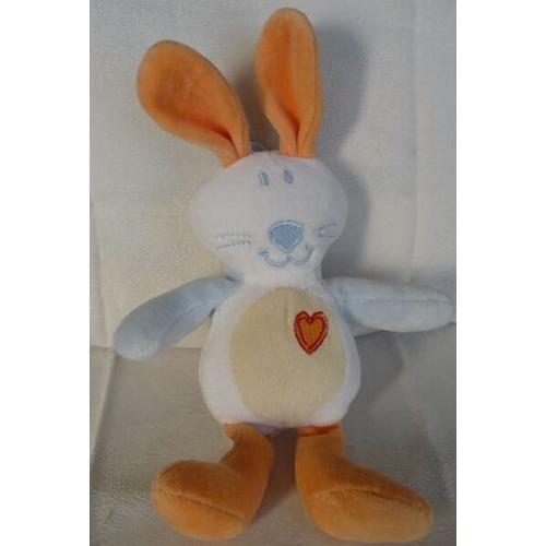 Lapin Bleu Orange Coeur