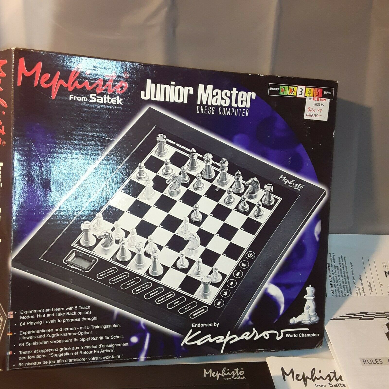 Saitek Mephisto Master Chess Computer - Now Discounted