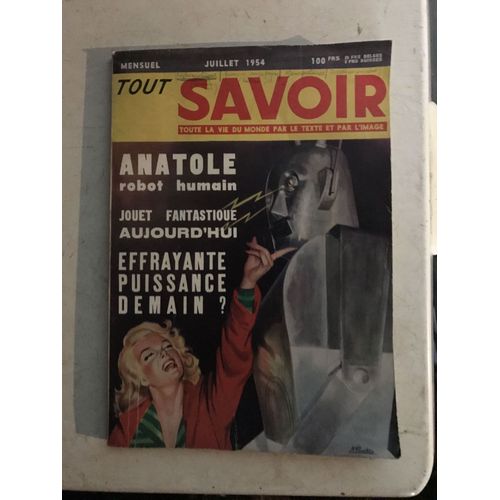 Tout Savoir  N° 14 : Anatole Robot Humain