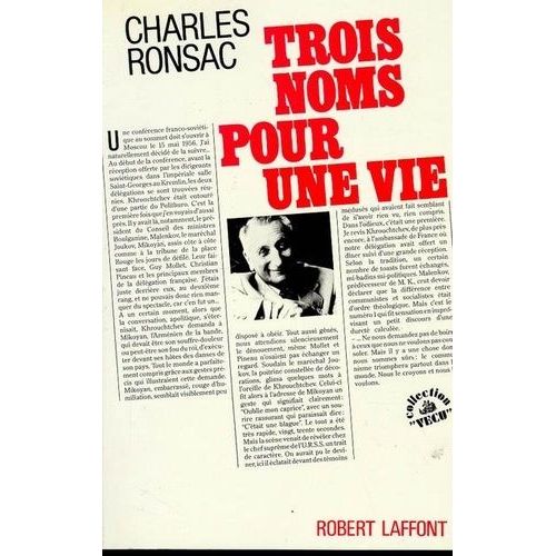Trois Noms Pour Une Vie