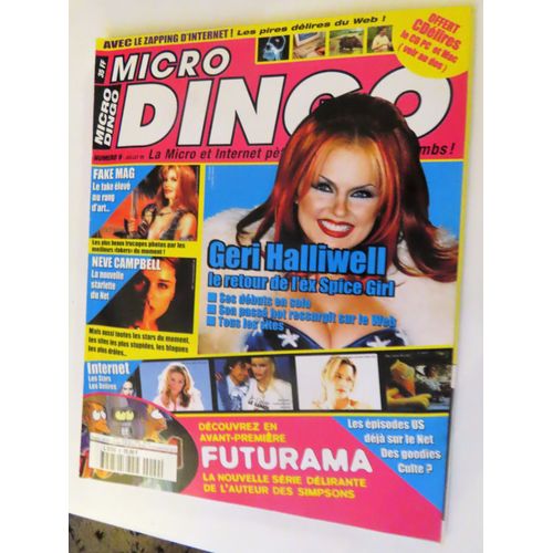 Micro Dingo 9 Geri Halliwell; Neve Campbell, Futurama....