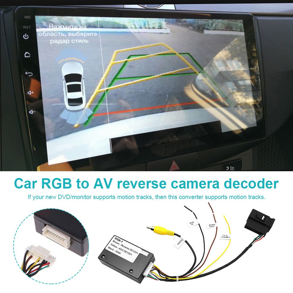 Dcodeur D'cran Petde Camra De Recul Automobile, Vue Arri... - 4