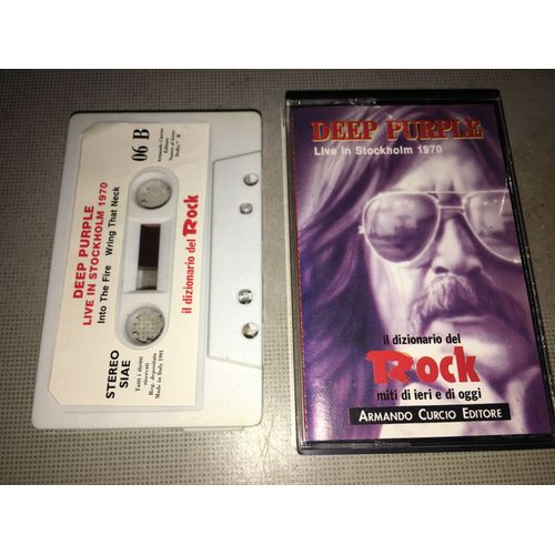 Deep Purple Live In Stockhom 1970 Cassette Audio Tres Rare