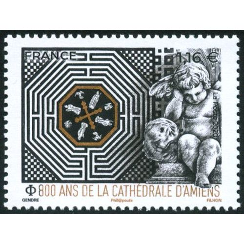 France 2020, Très Beau Timbre Neuf** Luxe Yvert 5414, 800 Ans De La Cathédrale D'amiens.
