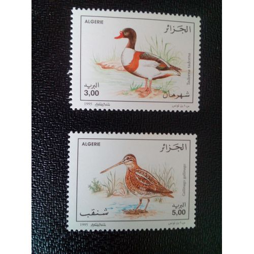 Timbre Algerie Yt 1103 - 1104 Séries: Oiseaux Aquatiques 1995 ( 071104 )