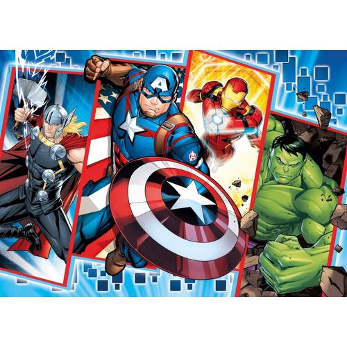 Puzzle Enfant Supercolor 24 Pièces Maxi - The Avengers