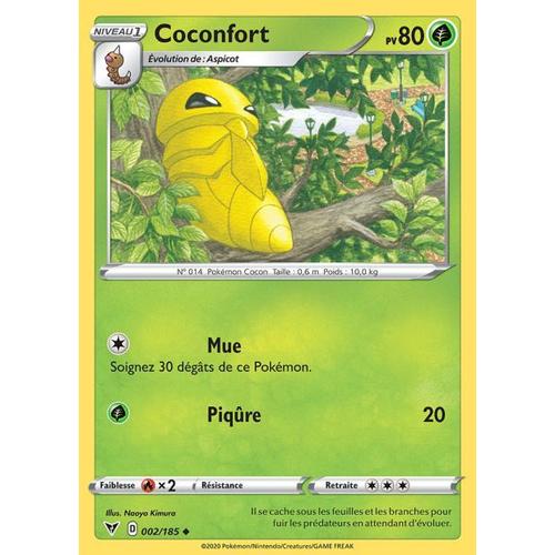 Carte Pokemon - Coconfort - 002/185 - Épée Et Bouclier4 - Voltage Éclatant - Eb4 - Vf