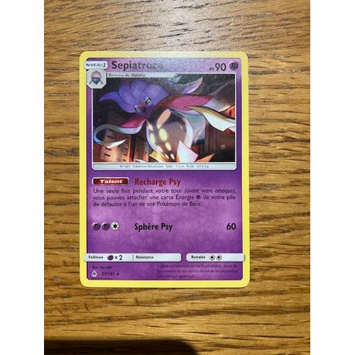 (543) Sepiatroce 51/131 Pokemon