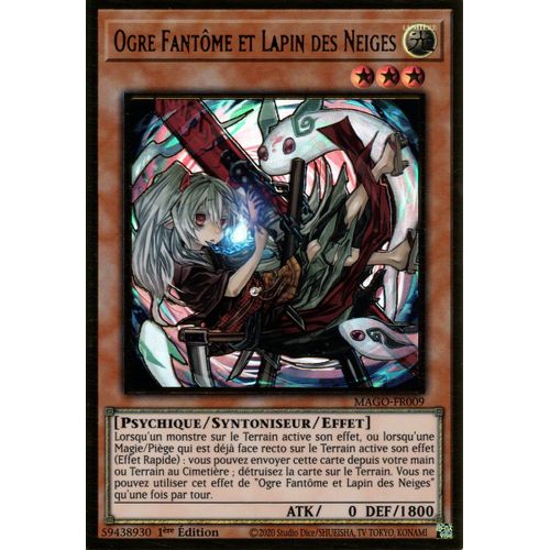 Ogre Fantôme Et Lapin Des Neiges - Mago-Fr009 / V2 En Fr Et Premium Gold Rare.