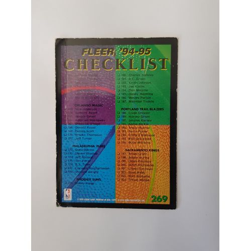 Fleer '94/95  Checklist  N° 269