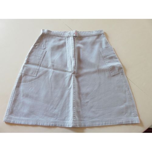 Jupe Fille T. 14 Ans En Coton Bleu Ciel