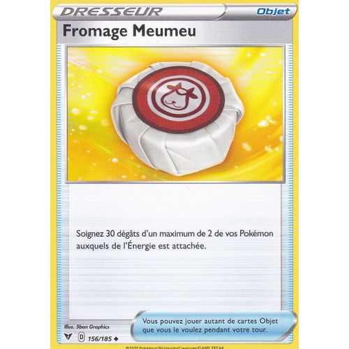 Carte Pokemon - Dresseur Fromage Meumeu - 156/185 - Épée Et Bouclier4 - Voltage Éclatant - Eb4 - Vf