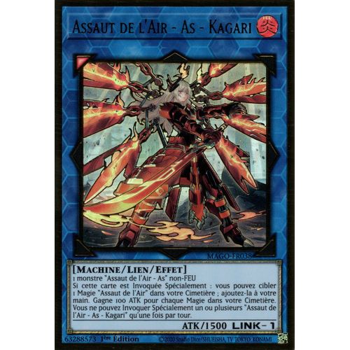 Assaut De L'air - As - Kagari - Mago-Fr0038 / V2 En Fr Et Premium Gold Rare.