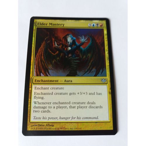 Foil - Elder Mastery - Mtg - Conflux - 104
