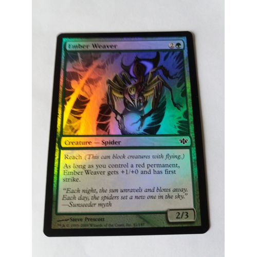 Foil - Ember Weaver - Mtg - Conflux - 81