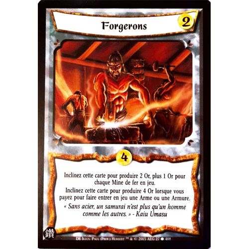 Carte Legend Of The Five Rings : Forgerons 27/488