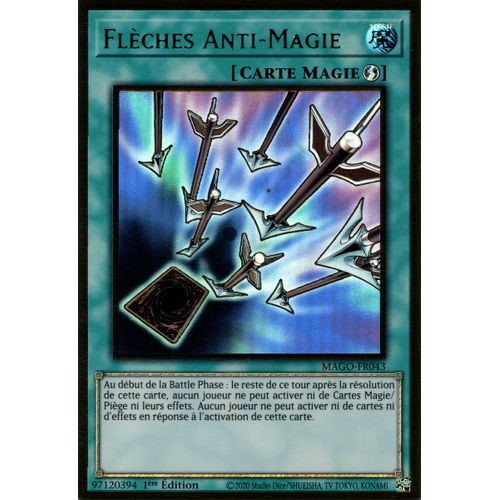 Flèches Anti-Magie - Mago-Fr0043 En Fr Et Premium Gold Rare.