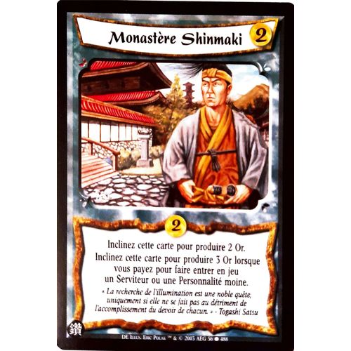Carte Legend Of The Five Rings : Monastère Shinmaki 56/488