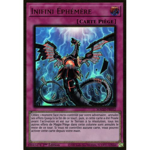 Inifini Éphémère - Mago-Fr0052 En Fr Et Premium Gold Rare.