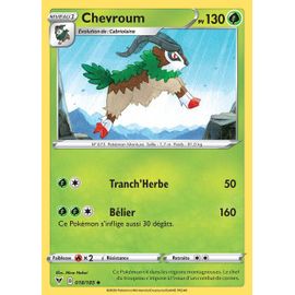 Carte Pokemon - Chevroum - 018/185 - Épée Et Bouclier4 - Voltage Éclatant - Eb4 - Vf