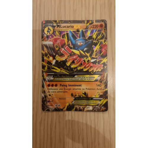 Carte Pokemon Mega M Lucario Ex-220 Pv- 55/111 Rare Holo