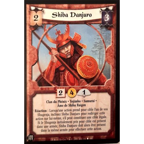 Carte Legend Of The Five Rings : Shiba Danjuro 141/488