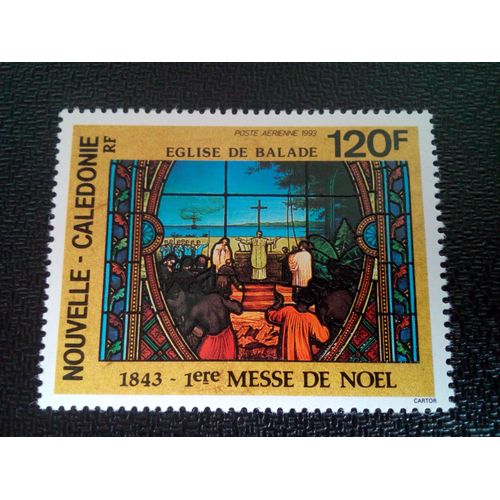 Timbre Nouvelle - Caledonie Yt Pa 309 Messe À La Marche De L'église 1993 ( 081104 )