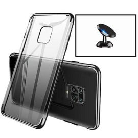Kit Support Magnétique De Voiture + Coque Slimarmor Pour Xiaomi Mi 10 Youth 5g - Noir