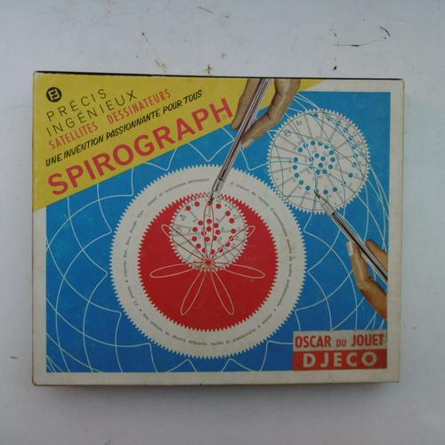 Spirograph - Oscar Du Jouet Djeco 1968 - Coffret Complet