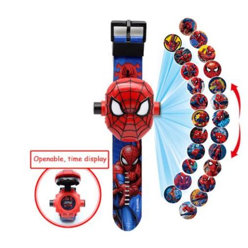 Montre Spider-Man Montre De Projection 3d Jouets Pour Enfants Cadeaux