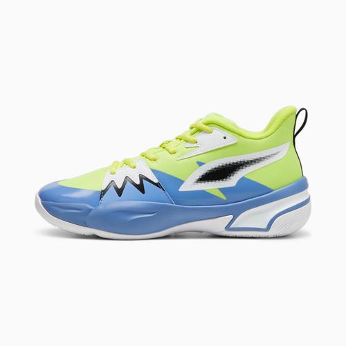 Puma Chaussures De Basketball Genetics, Bleu/Vert