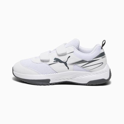 Puma Chaussures À Scratch Pour Sport Indoor Varion Ii Enfant, Blanc/Gris