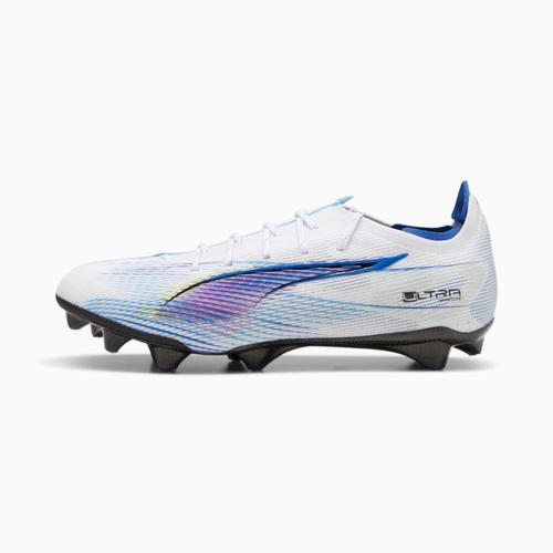 Puma Chaussures De Football Ultra 5 Carbon Launch Edition Fg Homme, Blanc/Bleu/Noir