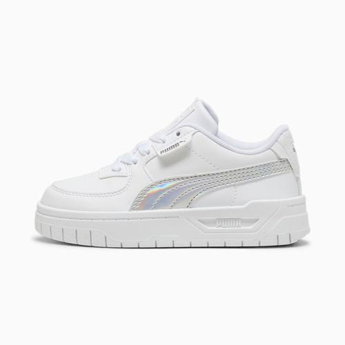 Puma Chaussure Baskets Cali Dream Iridescent Enfant, Blanc/Argent