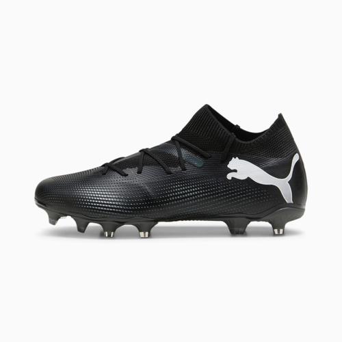 Puma Chaussures De Football Future 7 Match Fg/Ag, Noir/Blanc