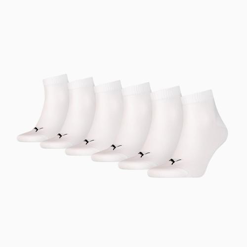 Chaussettes Basses Unisexes Puma (Lot De 6 Paires), Blanc