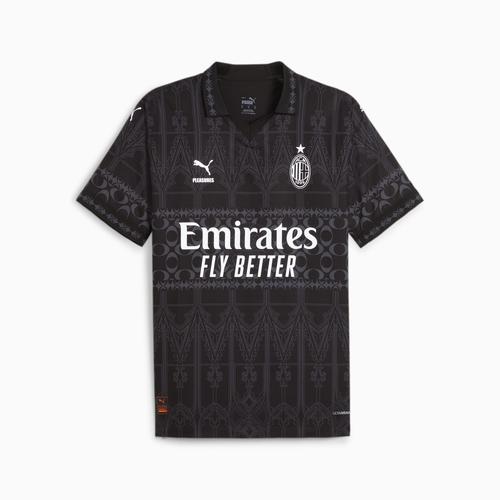 Puma Maillot Authentic 23/24 Ac Milan X Pleasures Femme, Noir/Gris