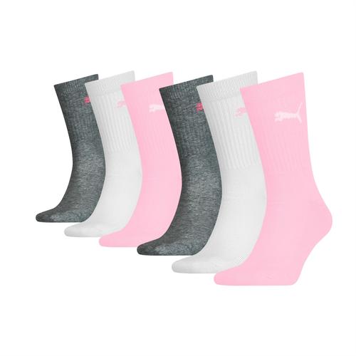 Puma Lot De 6 Paires De Chaussettes Classic Enfant Et Adolescent, Rose