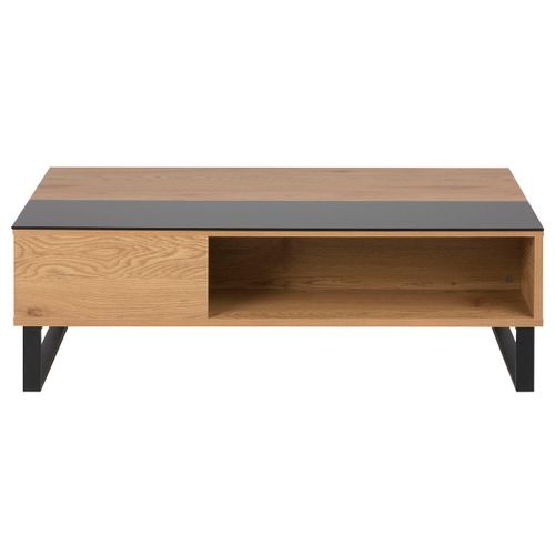 Table Basse Relevable En Bois Et Métal Wynn